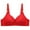 Red, variant on VerPetridure Sports Bras for Women On Sale Woman's Solid Color Comfortable Hollow Out Perspective Bra Underwear No Rims