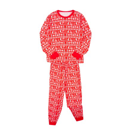 

Christmas Family Pajamas Matching Sets Long Sleeve Printed Pattern Tops+Pants/Romper