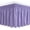 Lavender, variant on Wrap Around Bed Skirts for Full & Full XL Beds 15" Drop, Purple Adjustable Elastic Dust Ruffles Easy Fit Wrinkle & Fade Resistant Silky Luxurious Fabric Machine Washable