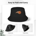 thumbnail image 3 of ZICANCN Bucket Hat Unisex for Men Women, Basketball Clip Art Vector Fashion Fishing Hat Cute Fisherman Cap, Black, 3 of 5