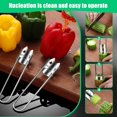 thumbnail image 5 of Red Bell Pepper Seed Corer,2024 New Stainless Steel Fruite Corer,For Vegetables Fruit Kitchen Gadget, 5 of 9