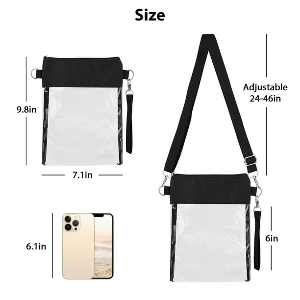 See through phone purse hotsell