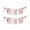 Pink, variant on Celebration Banner Party Decor with Customizable Letter Pull Flags and Bows Perfect for Birthdays, Ascertain Festive Atmosphere, Easy Assembly, Durable Fabric
