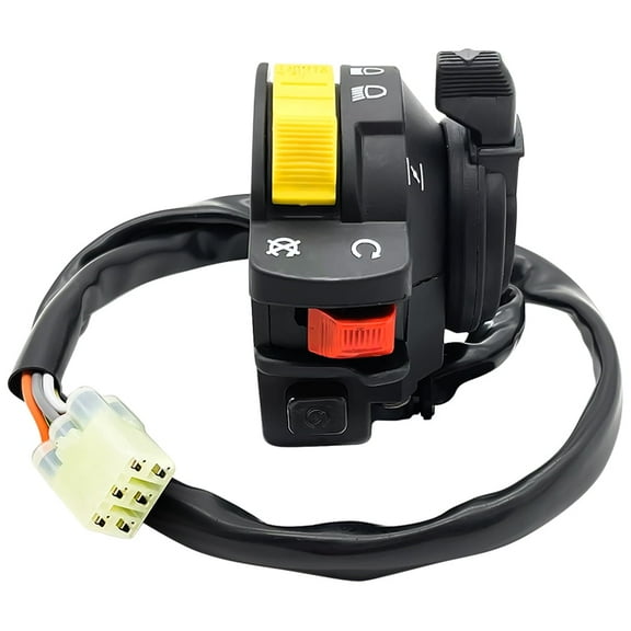 Left Handlebar Switch Start Stop Headlight for Suzuki Kingquad 400 Quadmaster Quadrunner Vinson 500 LTA LTF