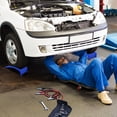 thumbnail image 3 of Yiwa Heavy Duty Steel Vehicle Service Ramps, 2 Ton Capacity per Ramp, 8" Lift Height for Workshop Repairs and Oil Changes, 3 of 6