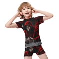 thumbnail image 4 of Rod Wave Boys Two Piece Swimsuit Kids Swimwear Set Short Sleeve Bathing Suit Trunks And Shirt, 4 of 7