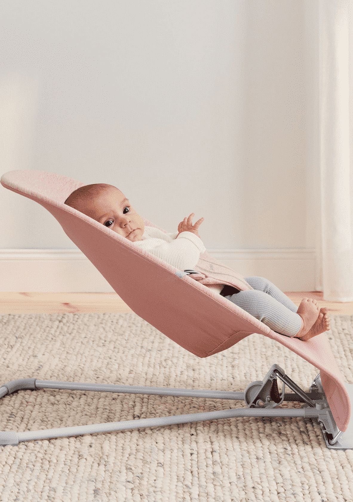 Free Shipping! BabyBjorn Bouncer Bliss, 3D Jersey, Light