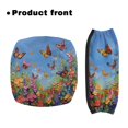 thumbnail image 2 of HELLHERO Butterflies Rollator Seat Back Cover Seat Back Covers and Breathable Dust Proof for Neighborhoods and Outdoor Park, 2 of 7