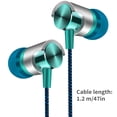 thumbnail image 4 of Worallymy Auricular con cable Estéreo bajo Auricular con cable Auricular interno para teléfono móvil de 3,5 mm con micrófono incorporado azul Worallymy JD735809637, 4 of 7