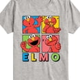 thumbnail image 3 of Sesame Street - Elmo Faces - Toddler and Youth Short Sleeve Graphic T-Shirt, 3 of 5