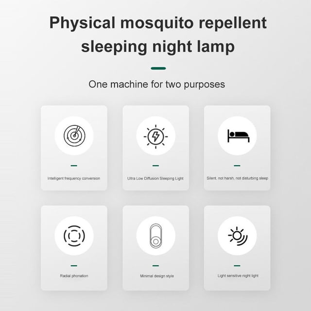 Zapper electrónico de mosquitos 2 en 1 para el hogar, patio, cocina (verde oscuro) Likrtyny Para estrenar