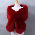 thumbnail image 1 of Women Shawl Decoration Solid Color Chic Coldproof Long Style Shawl, 1 of 4