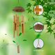 thumbnail image 2 of Muyoka Jardín de bambú + cáscara de coco campanilla de viento rústica cama Musical adorno colgante decoración del hogar regalo 32 pulgadas Muyoka Hogar, 2 of 7