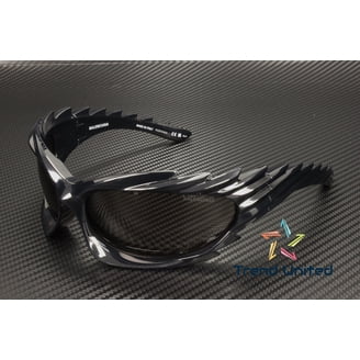 Balenciaga BB0245S 001 Sunglasses Grey Geometric Frame, Grey Lenses Balenciaga BB0245S 001 Grey/Grey 64-15-135 Sunglasses New  main image 4
