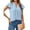 Sky Blue, variant on Hibeli Blouses for Women Dressy V Neck Ruffle Sleeve Summer Tops Casual Flowy Shirts