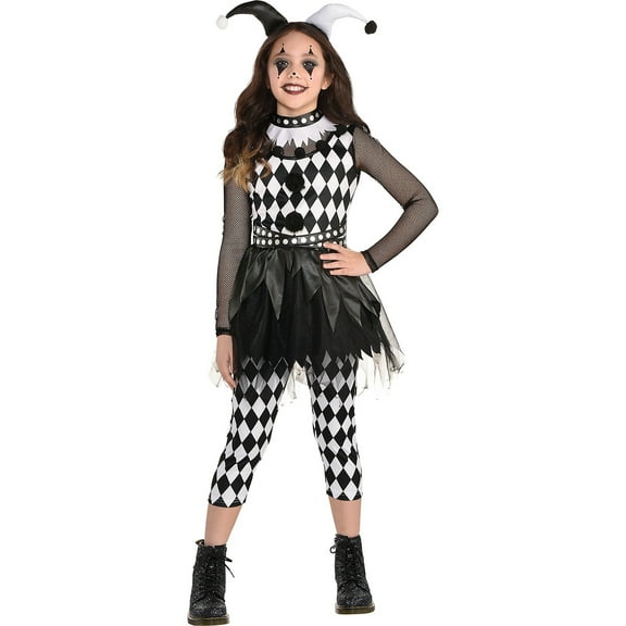 Punky Jester Costume Kids - Large