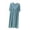 *Blue, variant on VBVC Women's Short Sleeve Crew Neck Nightgown , Ladies' Loose Fit Pleated Soft Sleep Dress , Casual Home Loungewear Nightwear For Women,Black,M-XL