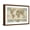 Brown Frame, variant on Educational World Map Art Print by Elizabeth Medley, 24" x 16", Sold by Art.com