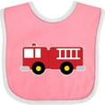 thumbnail image 3 of Inktastic Fire Truck Childs Fireman Boys or Girls Baby Bib, 3 of 4