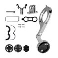 thumbnail image 2 of koolsoo Adjustable Out-Front Bike Computer Mount, Bike Speedometer Mount, Road Bike Gray, 2 of 5