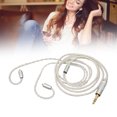 thumbnail image 4 of Replacement Earphone Cable, Silver Plated Copper Earphone Cord MMCX Upgrade  For AM PRO10 For ES10 For UE900, 4 of 8