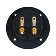 thumbnail image 5 of 2 Pcs Round Terminal Connectors Speaker Binding Post Speakers Subwoofer Quick Disconnect, 5 of 5