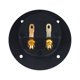 thumbnail image 1 of Greenadscape 2Ud Conector De Terminal Round Negro Para Subwoofer Con Binding Y Clips Rápidos, 1 of 3
