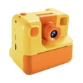 thumbnail image 3 of Cámara para niños Perfke Cámara Selfie de impresión instantánea Multifunción Amarillo, 3 of 9