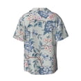 thumbnail image 6 of PAYOHTO Floral Pattern Vintage Mens Hawaiian Casual Short-sleeved Shirt Tropical Summer Beach Button Down Shirts, 6 of 7