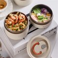 thumbnail image 3 of Kitchen aid Thermal Lunch Box Bento Box Portable Insulated Lunch Container Stackable Leakproof Stainless Steel Food Container, 3 of 5