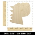 thumbnail image 2 of Silly Dinosaur Head Doodle Wood Shape Unfinished Piece Cutout Craft DIY Projects - 4.70 Inch Size - 1/8 Inch Thick, 2 of 7