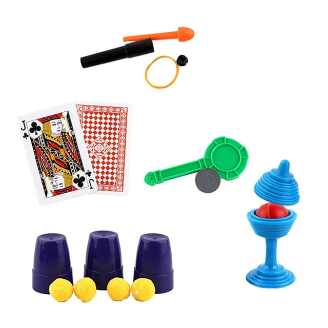 de Trucos de Más de 15 Trucos, Accesorios para Y Estudiantes, Juguete de Broma de Mordaza con Instrucciones CUTICAT Niños Magic Trucos Juguetes