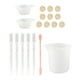 thumbnail image 1 of Juego de herramientas para manualidades con resina, kit de herramientas para mezclar resina con taza medidora de silicona, kit de herramientas para taza medidora de, 1 of 14