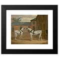 thumbnail image 2 of John Frederick Herring Snr. 14x12 Black Modern Framed Museum Art Print Titled - Grey Carriage Horses in the Coachyard at Putteridge Bury, Hertfordshire (1838), 2 of 5