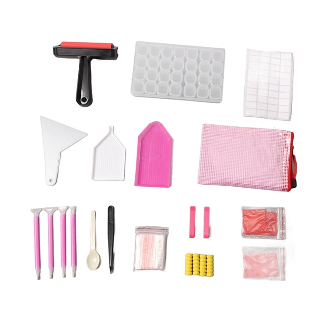 Juego de Herramientas de pintura de diamantes de imitación 69 Uds Bling Bling