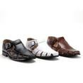 thumbnail image 4 of J'aime Aldo Men's 44390 Vented Closed Toe Dress Fisherman Sandals Shoes, White, 12, 4 of 4