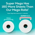 thumbnail image 3 of Angel Soft Toilet Paper, 6 Super Mega Rolls, 2-Ply Toilet Tissue, 3 of 5