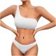 thumbnail image 1 of Underwire Trajes de Baño para las Mujeres Color Sólido Dos Piezas de Cintura Alta, Delgado Y Sexy Trajes de Baño de Bikini para Mujeres, 1 of 4