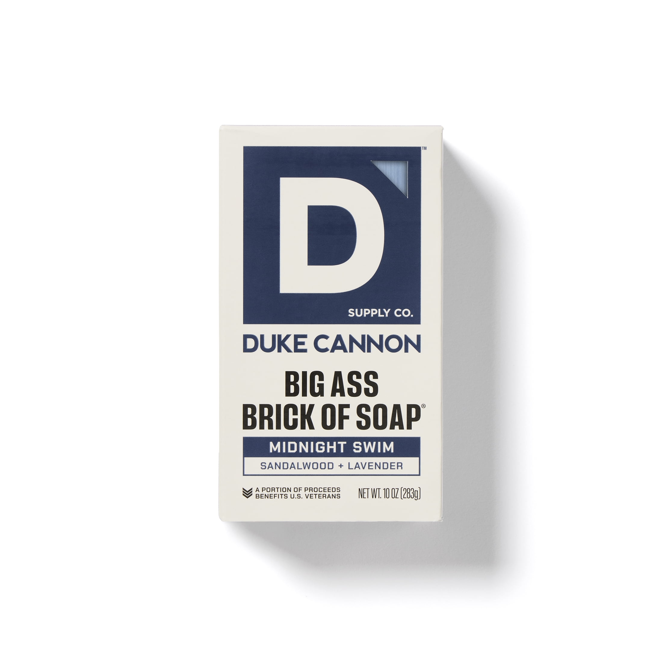 (6 pack) Duke Cannon Big Ass Brick of Soap® for Men, Midnight Swim, 10 oz Bar Soap