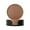 Brown, variant on Coasters for Drinks 6 Pcs Drink Plastic Coaster with Holder,Heat Resistant Silicone Cup Mat Tabletop Protection,Non-Slip Rubber Coasters for Kinds of Cups,Brown