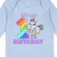 thumbnail image 4 of Inktastic It's My 1st Birthday Unicorn Boys or Girls Long Sleeve Baby Bodysuit, 4 of 5