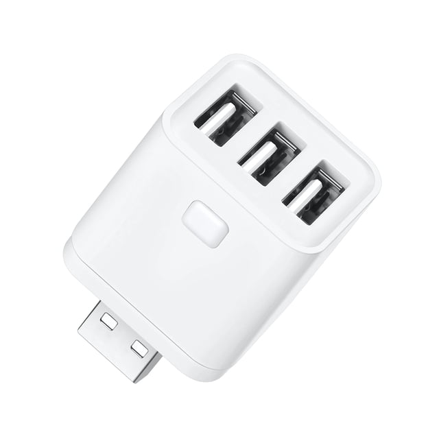 Tuya WiFi Adaptador USB Interruptor 3 Gang 5V Mini Adaptador de Corriente USB Control de Vida Inteligente A Través de Yandex