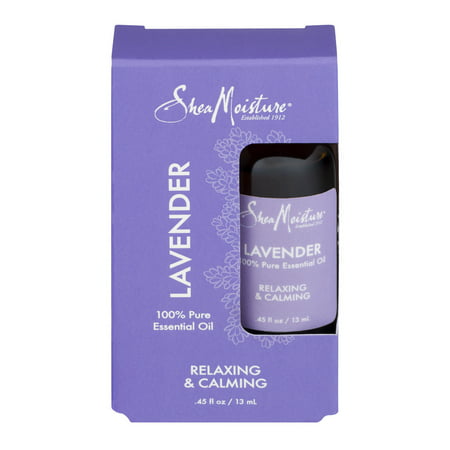 Shea Moisture 100% Pure Essential Oil Lavender, 0.45 FL (Best Essential Oils For Hair Loss)