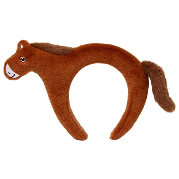 COOLHOOD Horse Shaped Headbands Soft Fabric Hair Accessory For Women Girls Comfortable Hairband Daily Use Party Costume