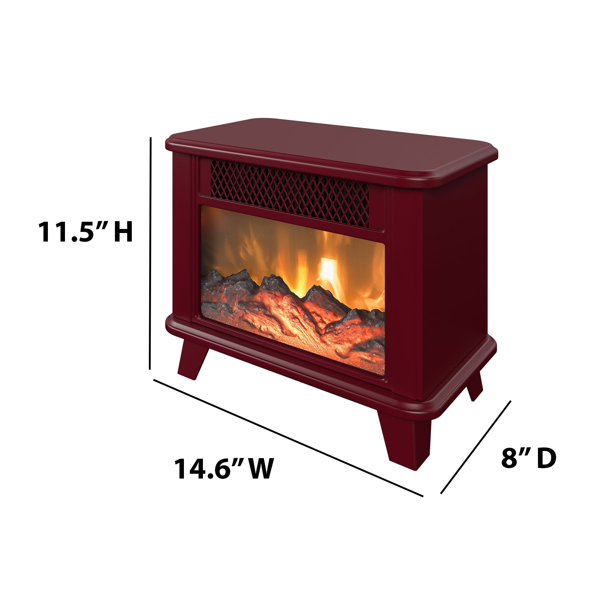 ChimneyFree Electric Fireplace Personal Space Heater, Cinnamon - Walmart.com