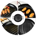 thumbnail image 4 of Plaque de Cuisson Ronde Antiadhésive pour Barbecue Plateau de Barbecue Outil de Barbecue, 4 of 8