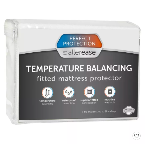 Perfect Protection Temperature Regulating Mattress Protector Allerease Queen