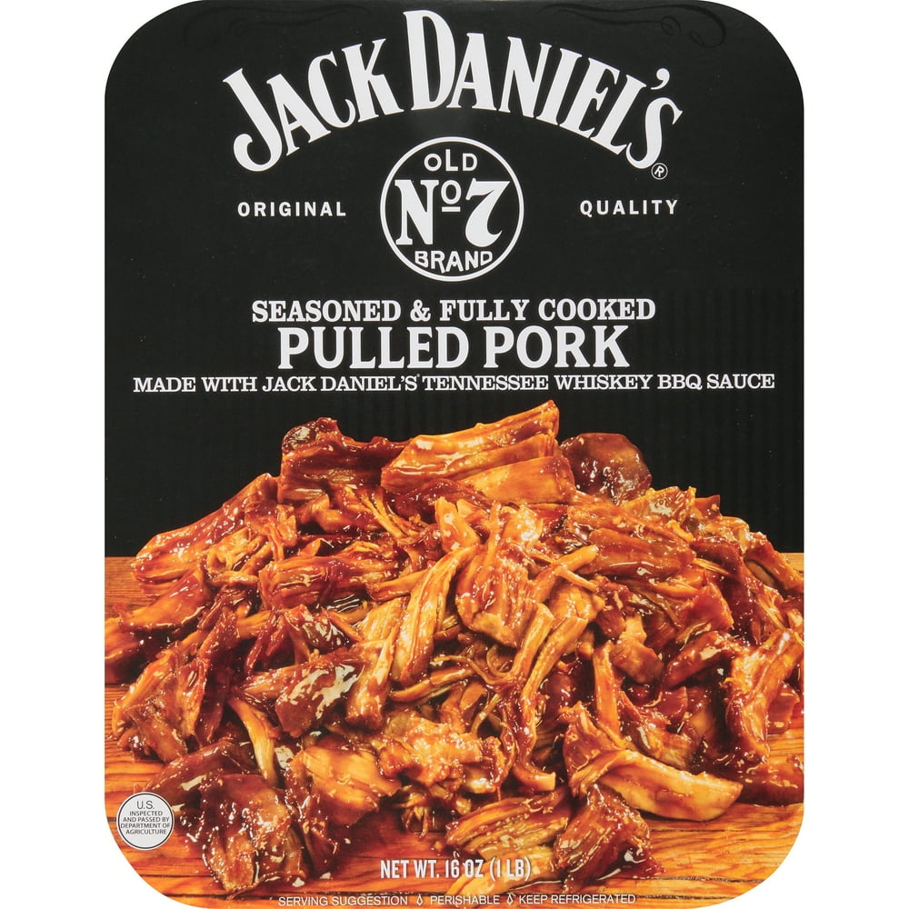 Jack Daniel's Pulled Pork with Jack Daniel's BBQ Sauce, 16 oz Walmart