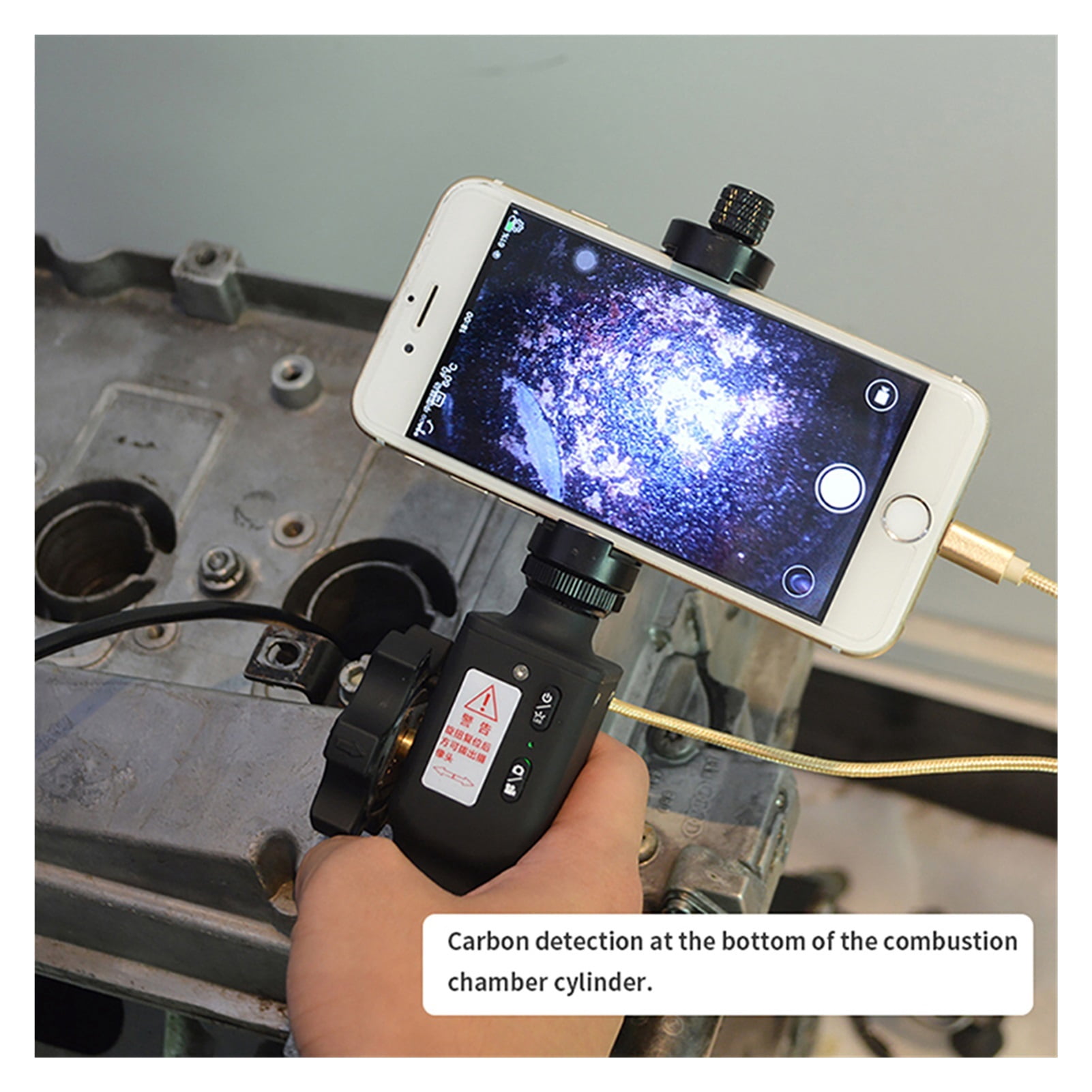 5.5MM/8.5MM Articulating Endoscope Visual Automotive Inspection Camera With 2-Ways &180 Degree Articulates Probe , User-Friendly Borescopes