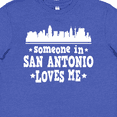 thumbnail image 4 of Inktastic Someone in San Antonio Loves Me Texas Youth T-Shirt, 4 of 5